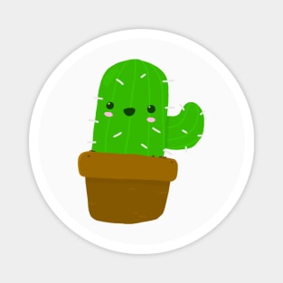 Cute potted cactus Magnet